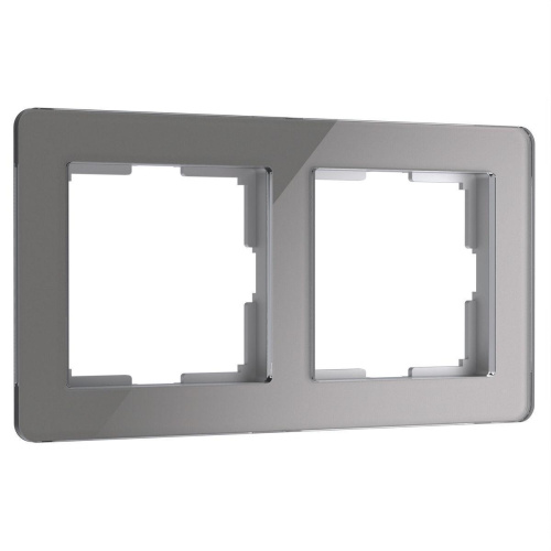 Рамка Werkel Acrylic на 2 поста графит W0022704 4690389184864 Рамка Werkel Acrylic на 2 поста графит W0022704 4690389184864