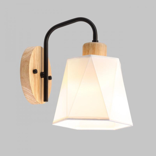 Бра IMEX MD.5714-1-W-BK+WOOD Бра IMEX MD.5714-1-W-BK+WOOD