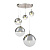 Подвесной светильник Toplight Glass TL1203H-05CH