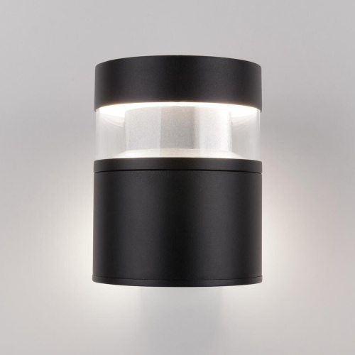 Уличный настенный светодиодный светильник Elektrostandard 1530 Techno Led чёрный a052244 Уличный настенный светодиодный светильник Elektrostandard 1530 Techno Led чёрный a052244