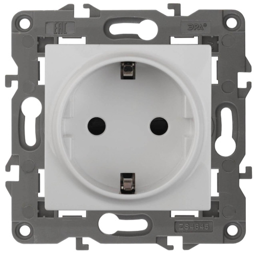 Розетка ЭРА Elegance 2P E Schuko 16A 250V 14-2101-01 Б0034264 Розетка ЭРА Elegance 2P E Schuko 16A 250V 14-2101-01 Б0034264