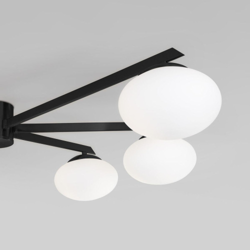 Потолочная люстра Eurosvet Opaline 70220/6 черный Потолочная люстра Eurosvet Opaline 70220/6 черный