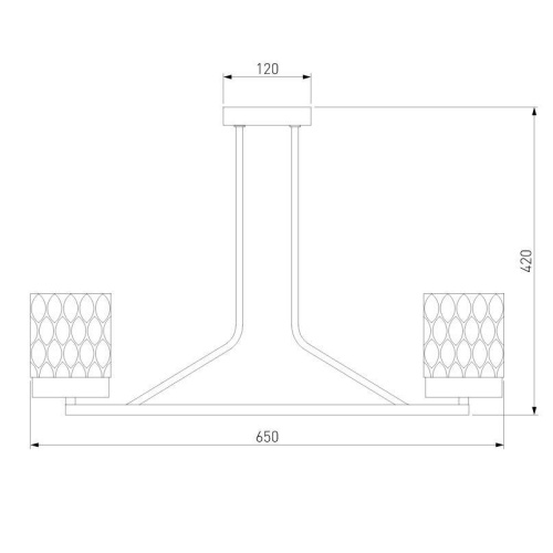Потолочная люстра Eurosvet Calle 60127/6 хром Потолочная люстра Eurosvet Calle 60127/6 хром