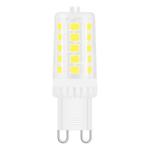 Лампа светодиодная Gauss G9 3,5W 6500K прозрачная 107009305 Лампа светодиодная Gauss G9 3,5W 6500K прозрачная 107009305