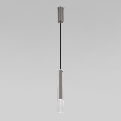 Подвесной светодиодный светильник Eurosvet Swan 50254/1 Led графит Подвесной светодиодный светильник Eurosvet Swan 50254/1 Led графит