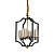 Подвесная люстра Lumina Deco Vigatto LDP 1224-4 BK+MD