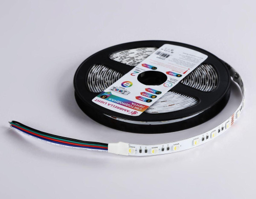Светодиодная лента Ambrella Light 10W/m 60LED/m 5050SMD RGBW+холодный белый 5M GS4403 Светодиодная лента Ambrella Light 10W/m 60LED/m 5050SMD RGBW+холодный белый 5M GS4403