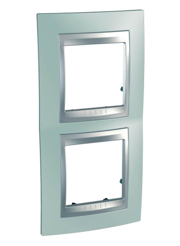 Рамка 2-постовая вертикальная Schneider Electric Unica Top MGU66.004V.094 Рамка 2-постовая вертикальная Schneider Electric Unica Top MGU66.004V.094
