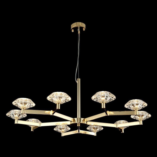 Подвесная люстра Crystal Lux Rebeca SP10 Gold Подвесная люстра Crystal Lux Rebeca SP10 Gold