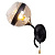 Бра IMEX MD.3595-1-W BK+FGD