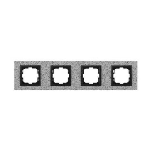 Рамка 4-постовая Mono Electric Style Granit белый гранит 107-600000-163 Рамка 4-постовая Mono Electric Style Granit белый гранит 107-600000-163