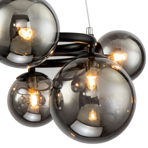Люстра Wendt 6 black/smoky Люстра Wendt 6 black/smoky