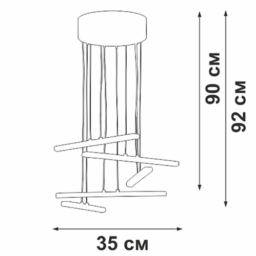 Подвесной светильник Vitaluce V3046-0/5S Подвесной светильник Vitaluce V3046-0/5S