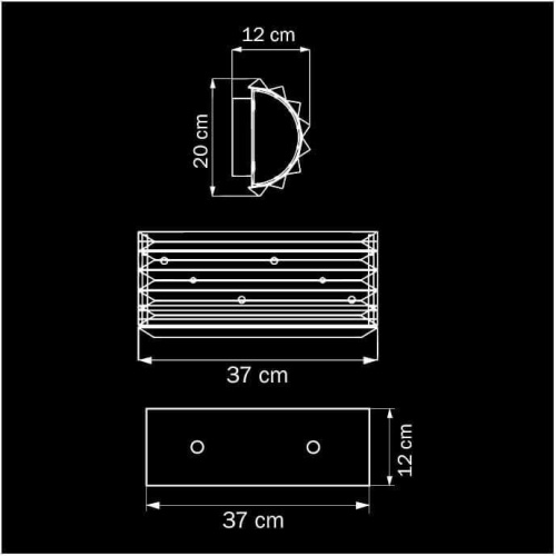 Настенный светильник Osgona Limpio 722660 Настенный светильник Osgona Limpio 722660