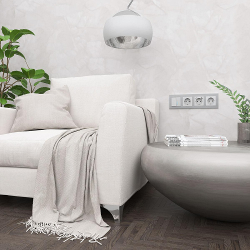 Рамка Werkel Aluminium на 4 поста алюминий WL11-Frame-04 4690389073663 Рамка Werkel Aluminium на 4 поста алюминий WL11-Frame-04 4690389073663