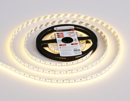 Светодиодная лента Ambrella Light 14,4W/m 180LED/m 2835SMD теплый белый 5M GS1301 Светодиодная лента Ambrella Light 14,4W/m 180LED/m 2835SMD теплый белый 5M GS1301