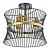 Потолочная люстра Illumico IL1005-3C-05 BK GD