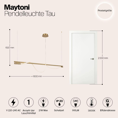 Подвесной светильник Maytoni MOD166PL-L20G3K Подвесной светильник Maytoni MOD166PL-L20G3K