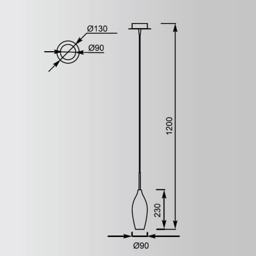 Подвесной светильник Zumaline Champagne MD2101-1W Подвесной светильник Zumaline Champagne MD2101-1W