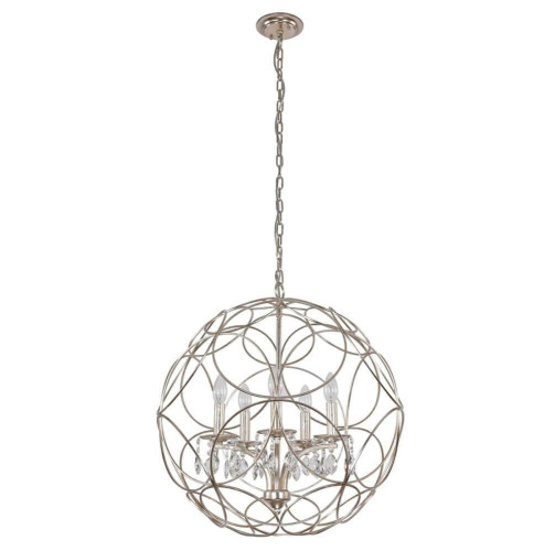 Подвесная люстра Crystal Lux Aria SP5 Silver Подвесная люстра Crystal Lux Aria SP5 Silver