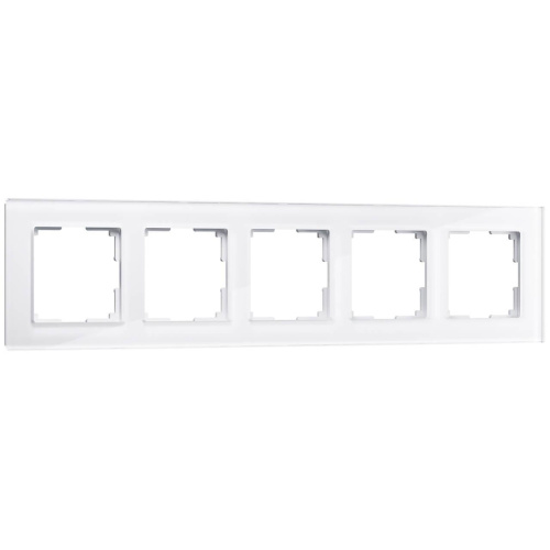 Рамка на 5 постов Werkel Favorit белый W0051101 4690389160080 Рамка на 5 постов Werkel Favorit белый W0051101 4690389160080