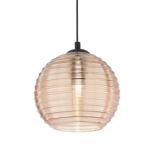 Подвесной светильник Ideal Lux Riga SP1 Big Ambra 241203 Подвесной светильник Ideal Lux Riga SP1 Big Ambra 241203