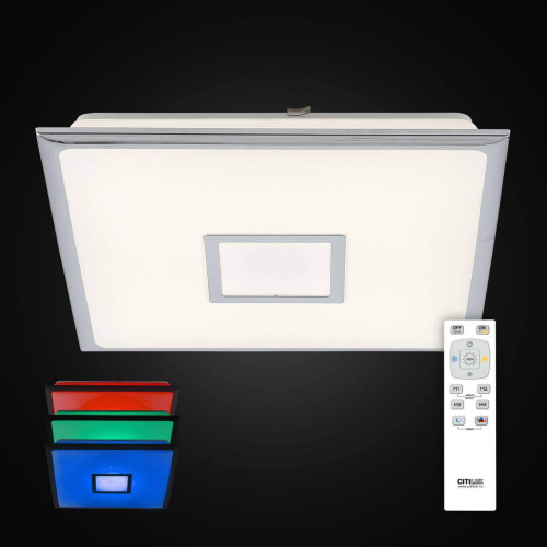 Потолочный светодиодный светильник Citilux СтарЛайт CL703K80RGB Потолочный светодиодный светильник Citilux СтарЛайт CL703K80RGB