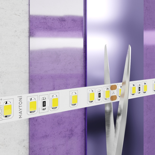 Светодиодная лента Maytoni Technical 14,4W/m 120LED/m 2835SMD холодный белый 5M 10150 Светодиодная лента Maytoni Technical 14,4W/m 120LED/m 2835SMD холодный белый 5M 10150