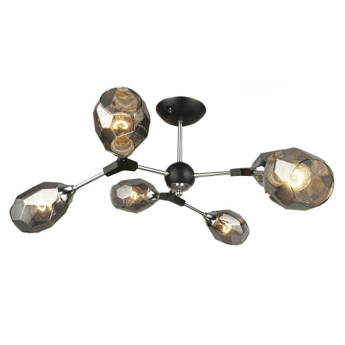 Потолочная люстра Seven Fires Betney SF3330/6C-BK-CR-SMK Потолочная люстра Seven Fires Betney SF3330/6C-BK-CR-SMK
