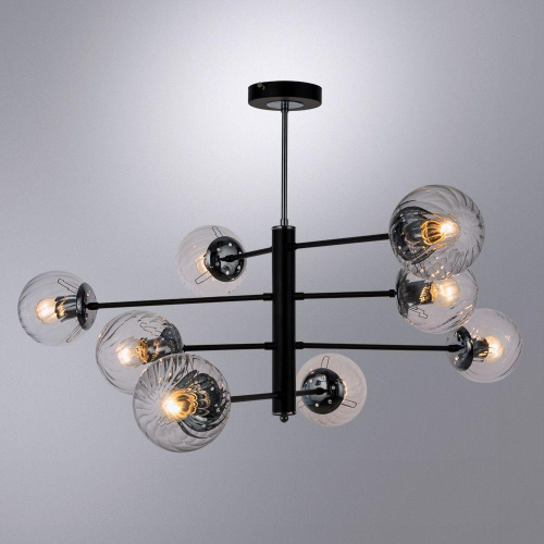Потолочная люстра Arte Lamp Segin A3566PL-8BK Потолочная люстра Arte Lamp Segin A3566PL-8BK