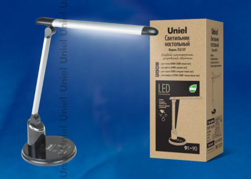 Настольная лампа (09107) Uniel TLD-517 Silver-Black/LED/900Lm/2700-6400K/Dimmer Настольная лампа (09107) Uniel TLD-517 Silver-Black/LED/900Lm/2700-6400K/Dimmer