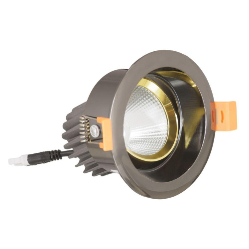 Встраиваемый светодиодный светильник Lumina Deco Dalston LDC Y115 BK+GD Встраиваемый светодиодный светильник Lumina Deco Dalston LDC Y115 BK+GD