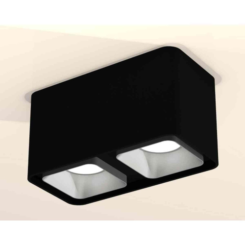 Комплект накладного светильника Ambrella light Techno Spot XS7851003 SBK/SSL черный песок/серебро песок (C7851, N7703) Комплект накладного светильника Ambrella light Techno Spot XS7851003 SBK/SSL черный песок/серебро песок (C7851, N7703)
