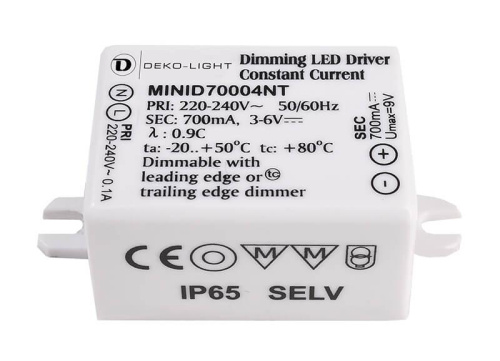 Драйвер Deko-Light MiniD70004NT 3-6V 4W IP65 0,7A 872015 Драйвер Deko-Light MiniD70004NT 3-6V 4W IP65 0,7A 872015