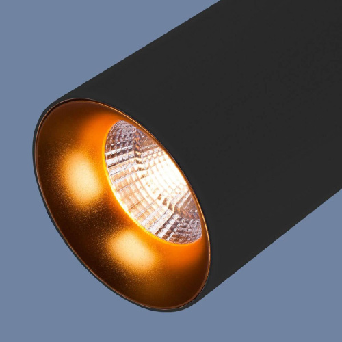 Подвесной светодиодный светильник Elektrostandard DLS021 9+4W 4200К черный матовый/золото a045504 Подвесной светодиодный светильник Elektrostandard DLS021 9+4W 4200К черный матовый/золото a045504