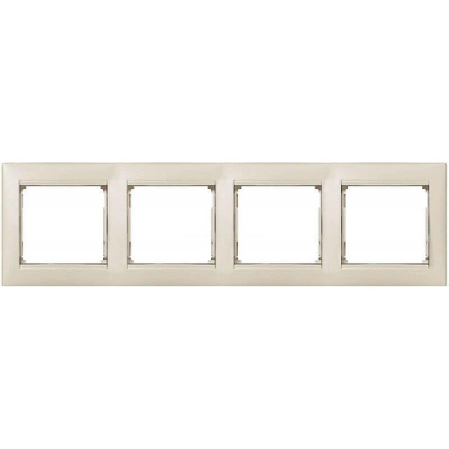 Рамка 4-постовая Legrand Valena жемчужная 770474 Рамка 4-постовая Legrand Valena жемчужная 770474