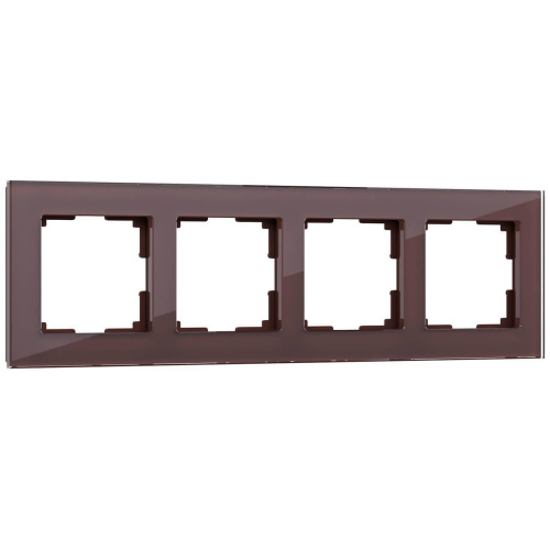 Рамка на 4 поста Werkel Favorit мокко W0041118 4690389160059 Рамка на 4 поста Werkel Favorit мокко W0041118 4690389160059