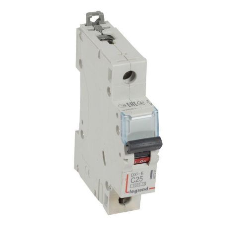 Выключатель автоматический модульный Legrand DX3-E 6000 1П 25А 6кА AC 407265 Выключатель автоматический модульный Legrand DX3-E 6000 1П 25А 6кА AC 407265