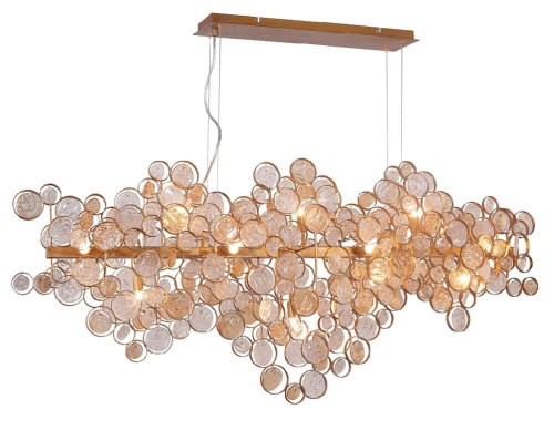 Подвесной светильник Crystal Lux Deseo SP15 L1400 Gold Подвесной светильник Crystal Lux Deseo SP15 L1400 Gold