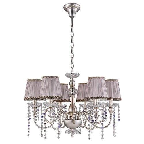 Подвесная люстра Crystal Lux Alegria SP6 Silver-Brown Подвесная люстра Crystal Lux Alegria SP6 Silver-Brown