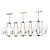 Подвесная люстра Crystal Lux Nicolas SP12 L1600 Gold/White