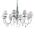 Подвесная люстра Ideal Lux Blanche SP8 Bianco 035574