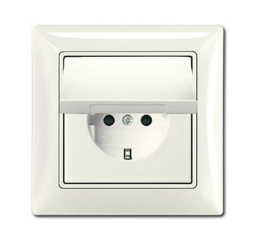 Розетка ABB Basic55 Schuko с/з 16A 250V IP44 с крышкой безвинтовой зажим chalet-белый 2CKA002018A1503 Розетка ABB Basic55 Schuko с/з 16A 250V IP44 с крышкой безвинтовой зажим chalet-белый 2CKA002018A1503