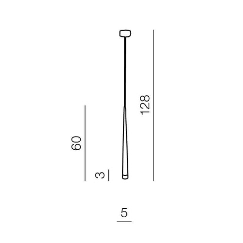 Подвесной светильник Azzardo Stylo 1 AZ0206 Подвесной светильник Azzardo Stylo 1 AZ0206