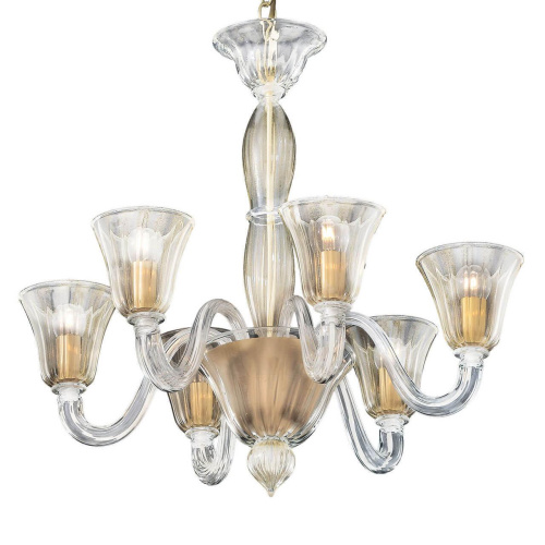 Подвесная люстра Ideal Lux Ca Foscari SP6 005843 Подвесная люстра Ideal Lux Ca Foscari SP6 005843