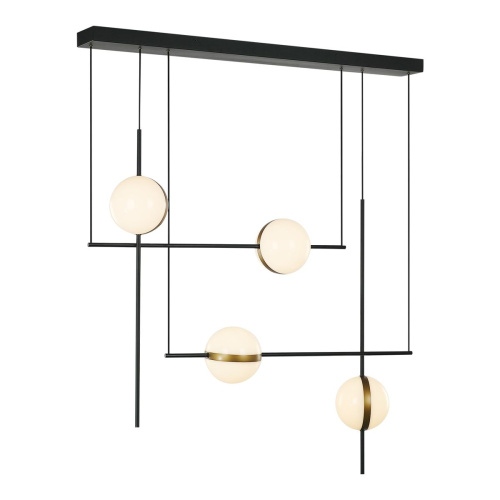 Потолочный светильник MD2062-4B black/brass Потолочный светильник MD2062-4B black/brass