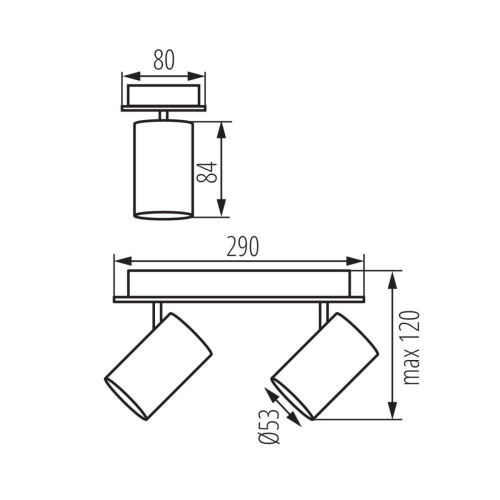 Спот Kanlux EVALO EL-2I W-SR 35692 Спот Kanlux EVALO EL-2I W-SR 35692