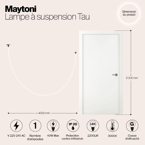 Подвесной светильник Maytoni MOD146PL-L40B3K Подвесной светильник Maytoni MOD146PL-L40B3K
