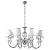 Подвесная люстра Crystal Lux Alma White SP-PL8