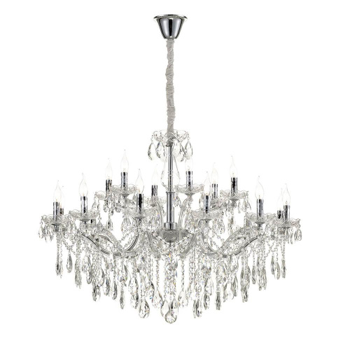 Подвесная люстра Lumien Hall Lavena LH0026/18H-CR Подвесная люстра Lumien Hall Lavena LH0026/18H-CR